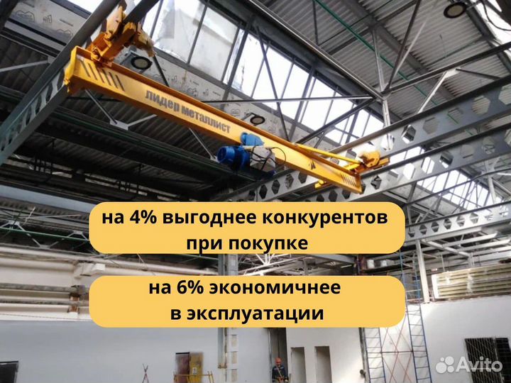 Опорный кран электрический 1т