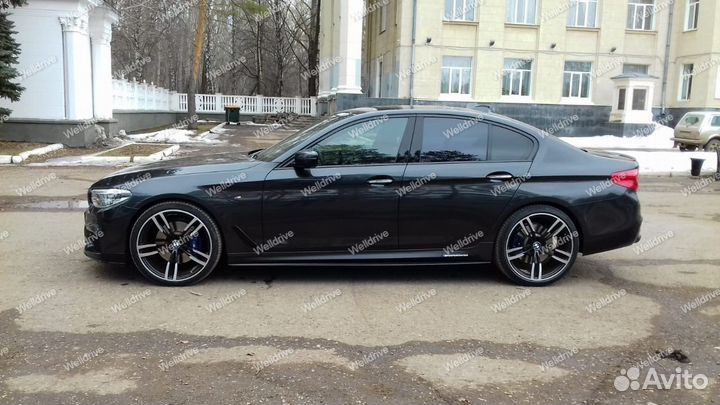 Обвес BMW 5 G30 дорест со спойлером черный глянец