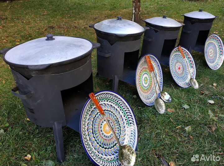 Узбекские чугунные казаны