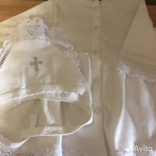 Крестильный набор для девочки 62-68