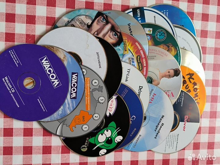 Cd диски с играми и старый cd