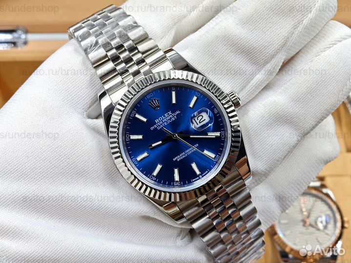 Rolex Datejust Blue 40mm Мужские механические часы