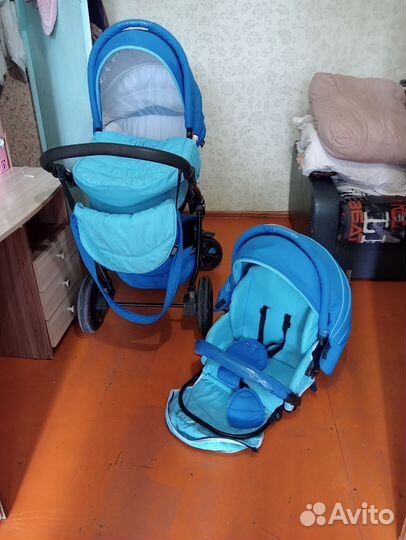 Коляска для новорожденных 2в1