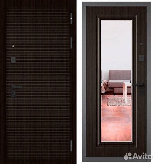 Дверь с зеркалом