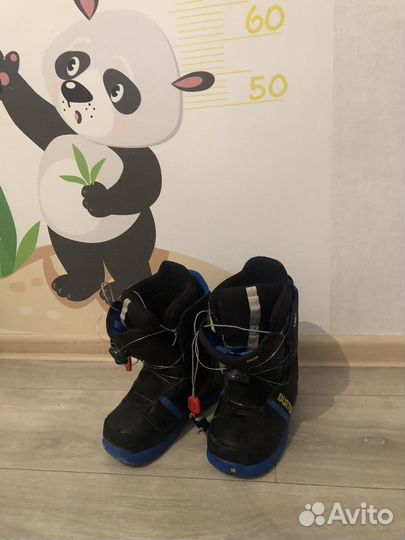 Сноубордические ботинки burton детские
