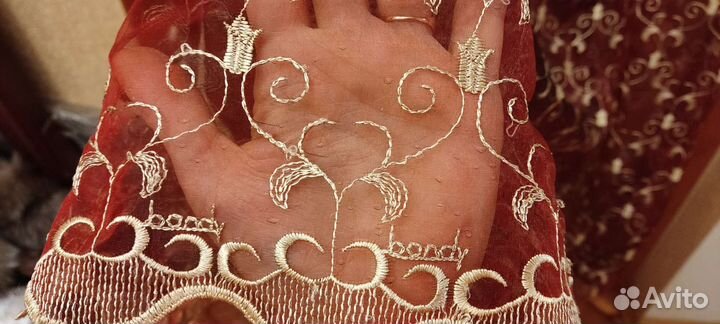 Тюль комплект 2 штуки