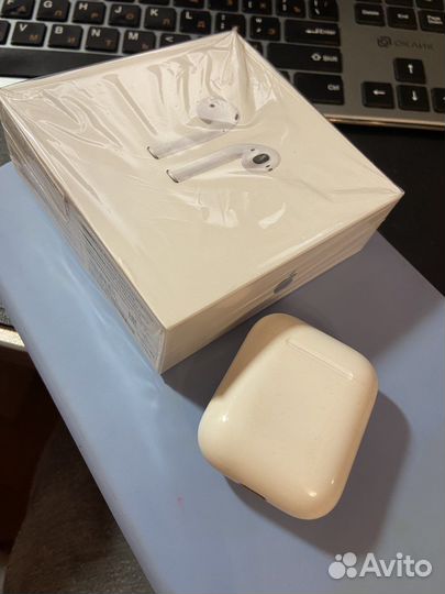 Airpods кейс + правый наушник + чехол