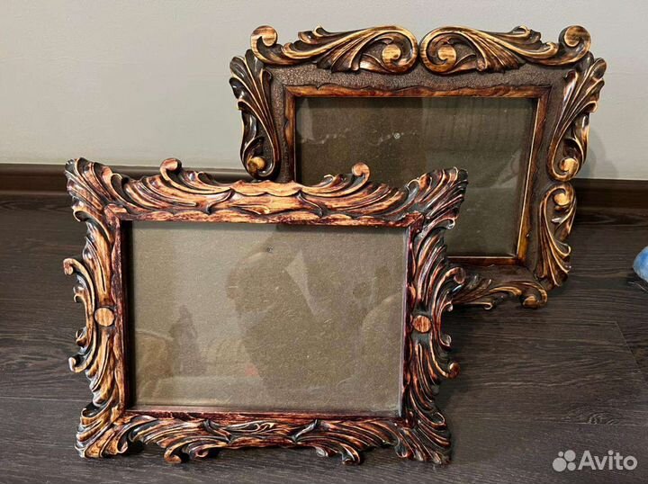 Фоторамки из дерева ручной работы