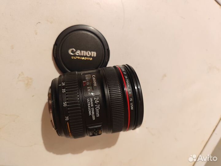 Объектив canon EF 24-70mm f/4L IS