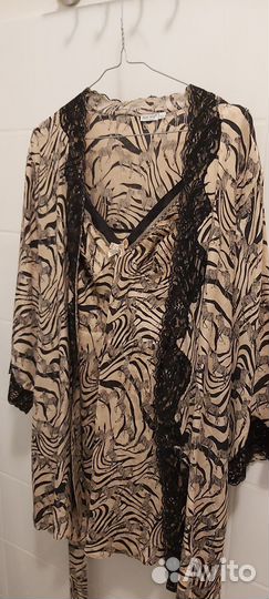 Халат женский шелковый