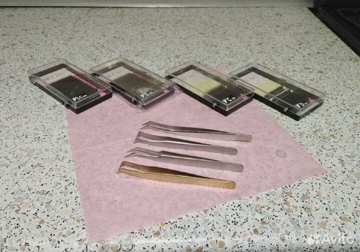 Продам пинцеты для наращивания ресниц