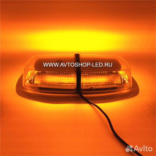 Мигалка светодиодная желтая балка 12 24 вольт