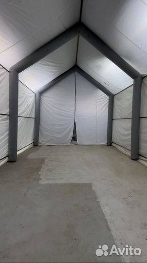 Пневмокаркасная палатка. Надувной ангар