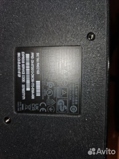 Док-станция Dell WD19TBS с блоком питания