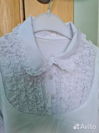 Блузка белая школьная