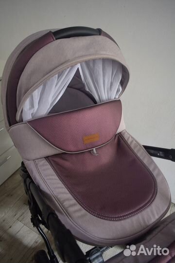 Коляска 3в1 Adamex Barletta 2.0 (гелевые колеса)