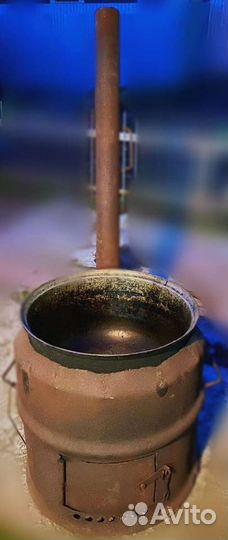 Печь с казаном