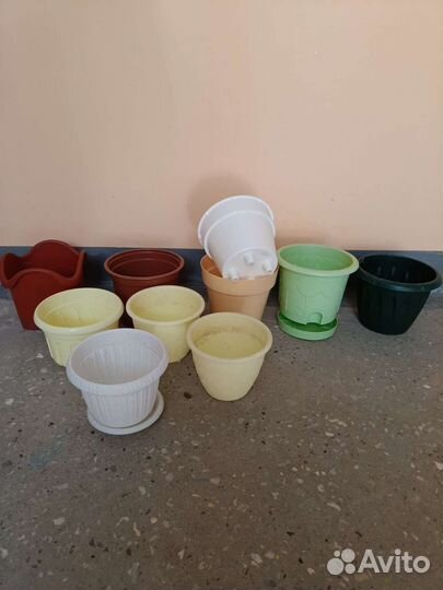 Горшки 9 штук