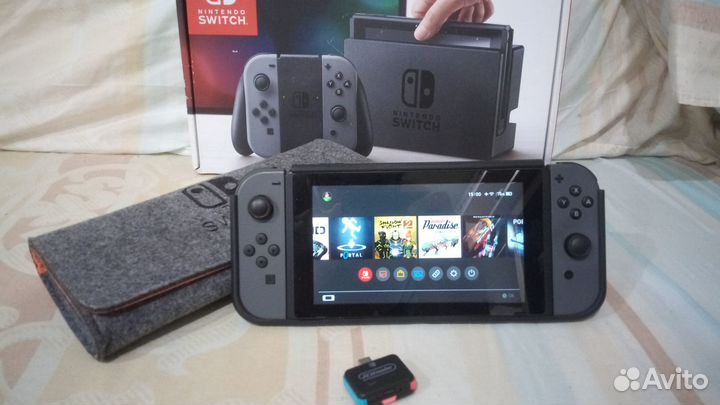 Nintendo Switch прошитая rev1 512Гб