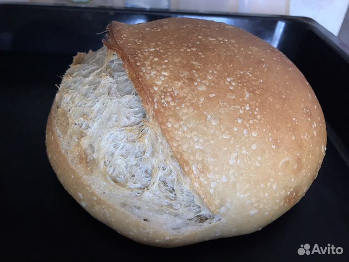 Хлеб на закваске (без дрожжевой)