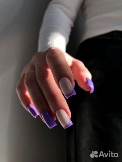 Маникюр наращивание ногтей
