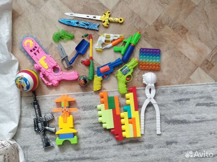 Развивающие игрушки от 2 лет пакетом