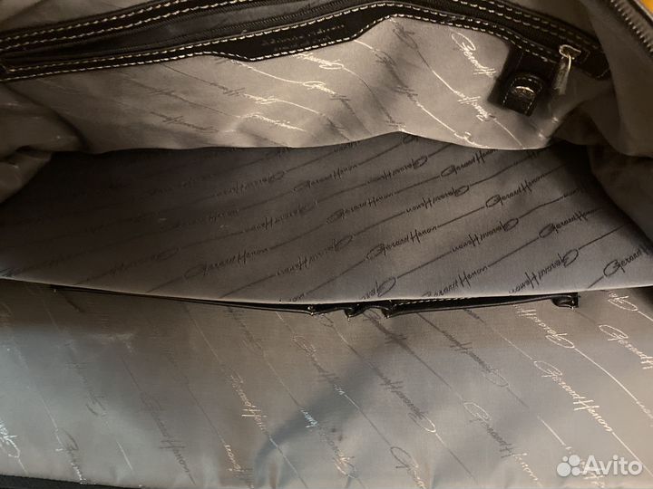 Мужская кожаная сумка для ноутбука