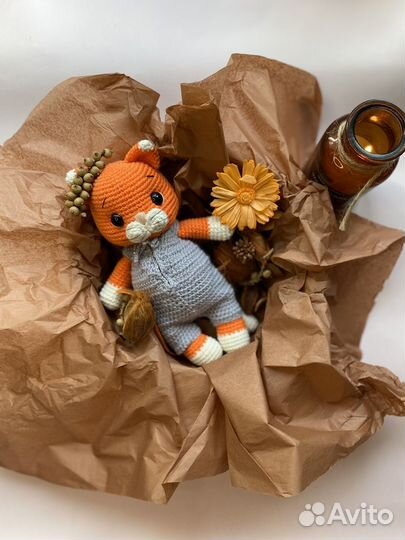 Котик ручной работы