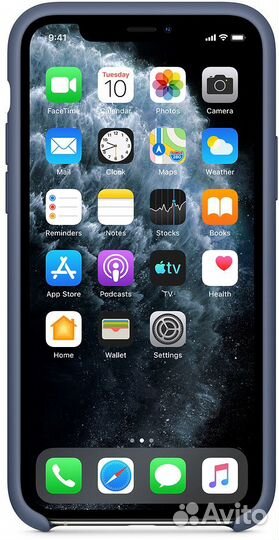 Оригинал Чехол Silicone Case на iPhone 11 Pro Blue