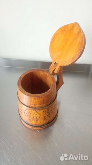 Пивная кружка с крышкой