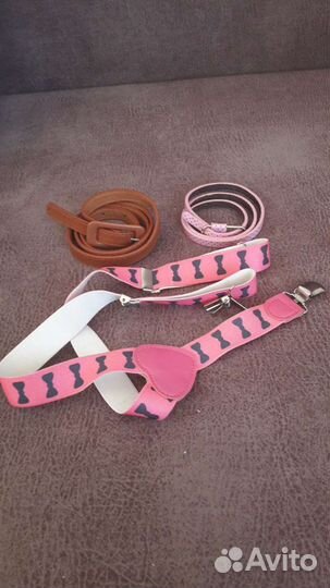 2 ремешка и подтяжки
