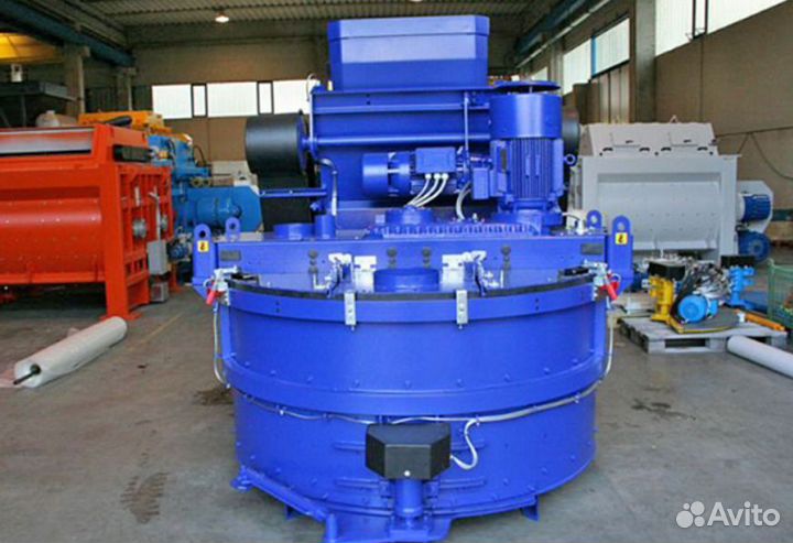 Планетарный бетоносмеситель MP 750/500 со скипом