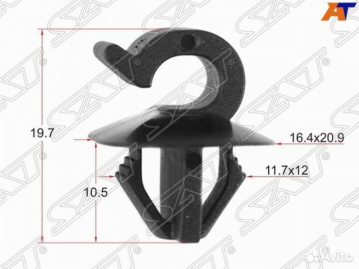 Клипса упора капота toyota /lexus (1 шт.) ST-M1045
