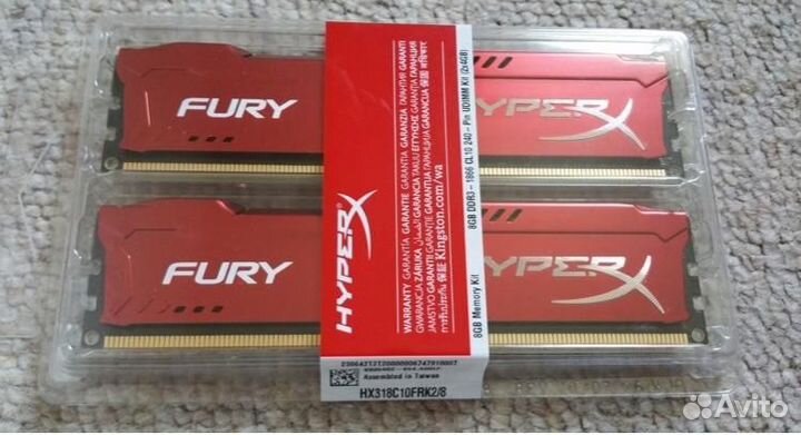 Оперативная память 16Gb GeIL EVO и Kingston HyperX