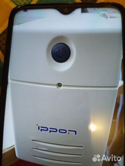 Бесперебойник ippon 500вт +новый аккумулятор