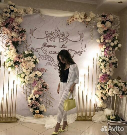 Оформление свадьбы, выездная регистрация, декор