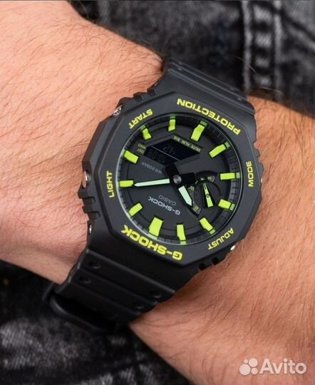 Часы Casio G- shock GA-2100-1A3ER wasabi