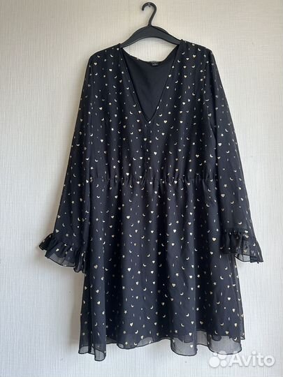 Черное платье Monki L XL