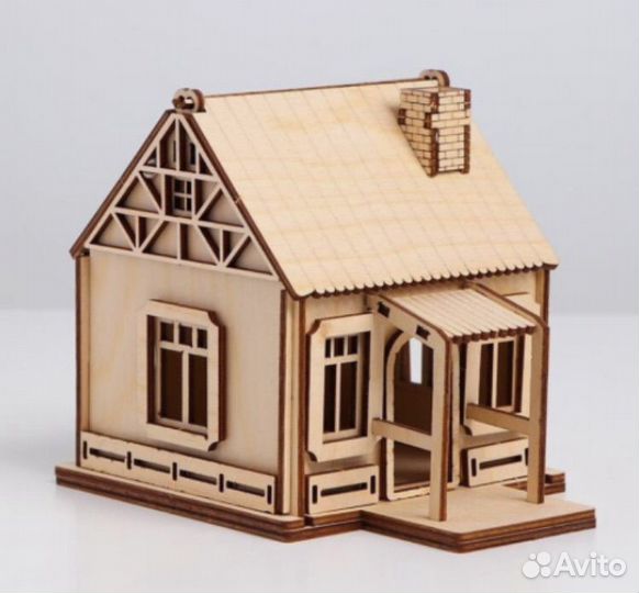 Набор для творчества домик деревянный