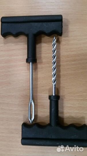 Набор для ремонта шин клей+ жгуты+шило