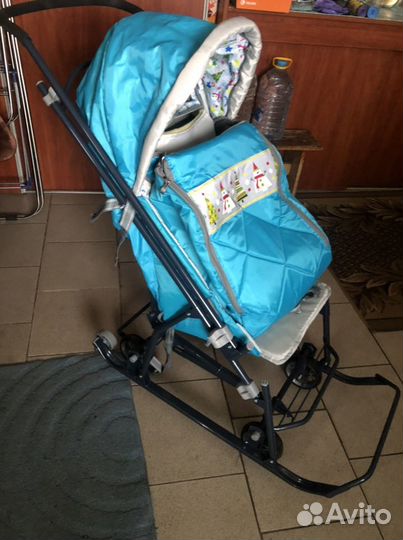 Коляска санки