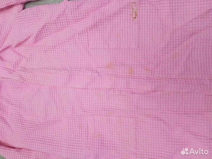 Халат вафельный 158-164см