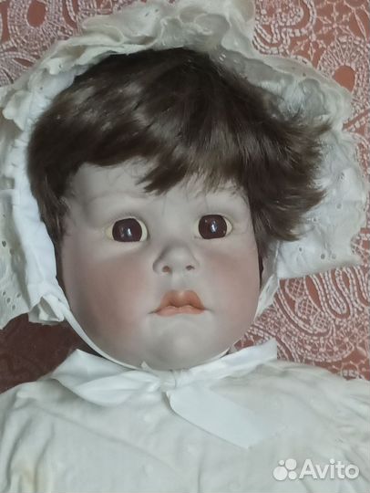 Кукла фарфоровая авторская Helga от H.Hunzel 1989