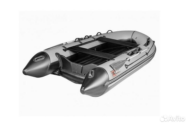 Лодка пвх X-River Grace Wind 360 нднд светло-серая