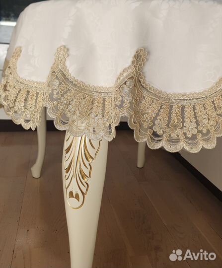 Скатерть овальная прямоугольная круглая