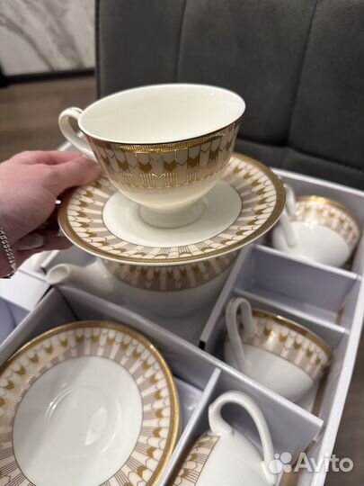 Сервиз чайный, фарфор оригинальный