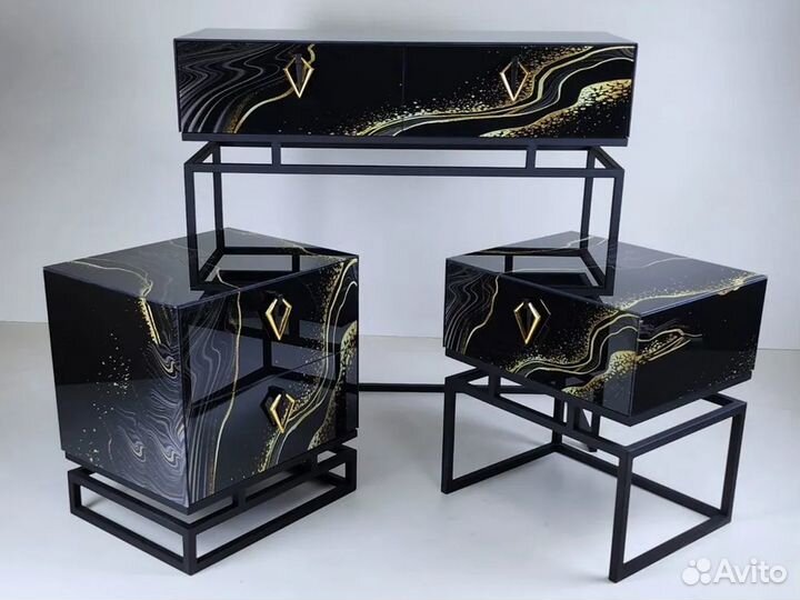 Прикроватная Тумба 3D 