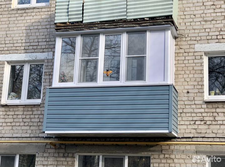 Остекление\ремонт балконов и лоджий под ключ Кр-др