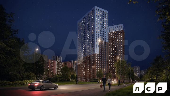 Квартира-студия, 21,8 м², 6/23 эт.