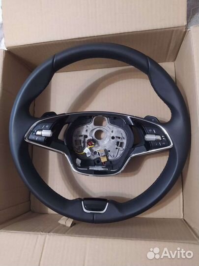 Руль skoda octavia kodiaq 2-х спицевый